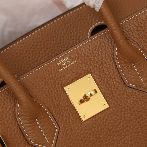 HM BIRKIN BAG 30 BROWN TOGO GOLD HARDWARE