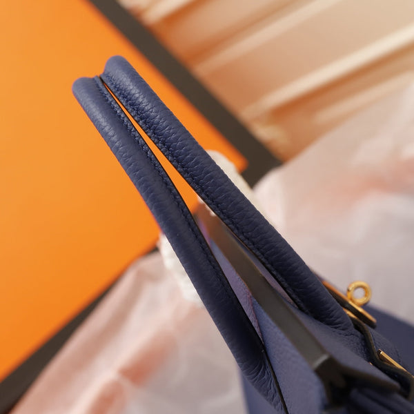 HM BIRKIN BAG 30 NAVY TOGO GOLD HARDWARE