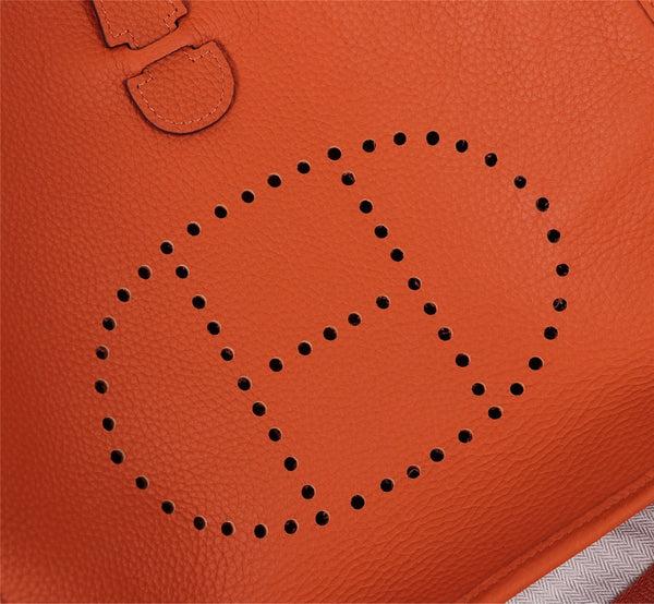 HM EVELYNE BAG 28 RED ORANGE TOGO