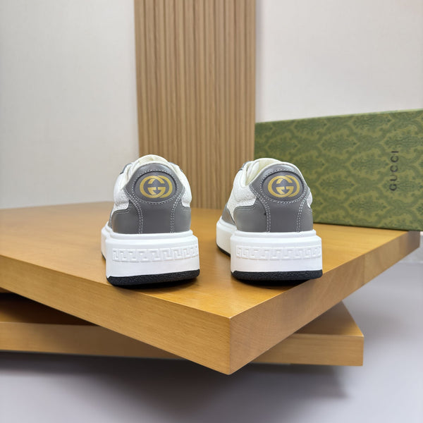GG SNEAKER WHITE GREY NAPPA LEATHER 194551
