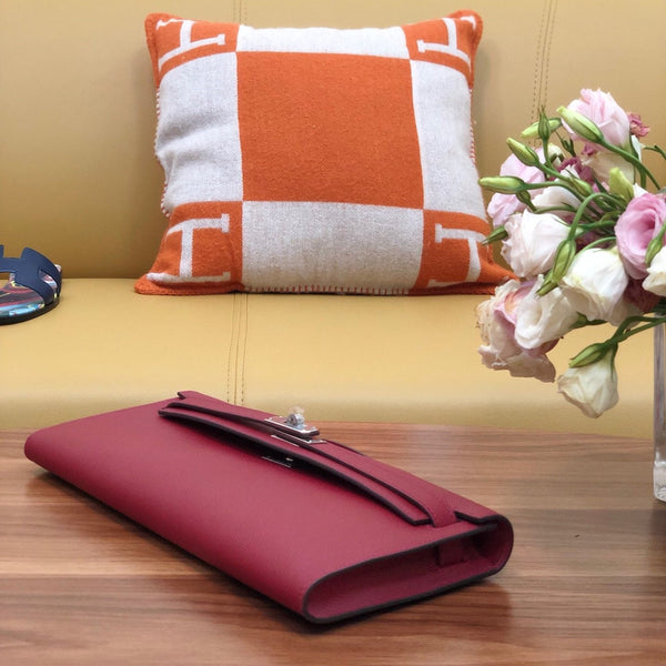 HM Kelly Cut 31cm Brick Swift Leather Shw