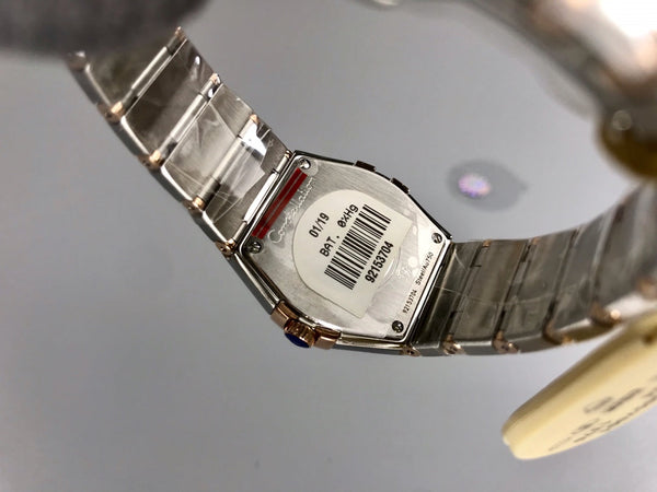 Omega Constellation 27mm argento oro rosa quadrante bianco