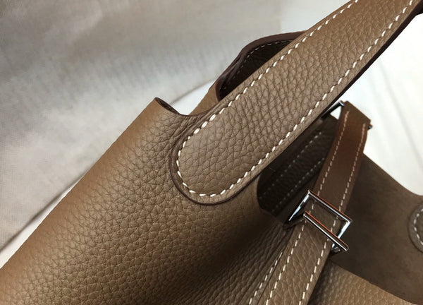 picotin lock 18 brown togo shw