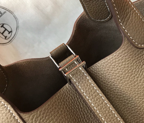 picotin lock 18 brown togo shw