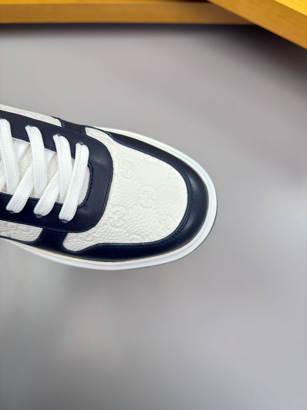 GG SNEAKER WHITE BLACK NAPPA LEATHER 194554