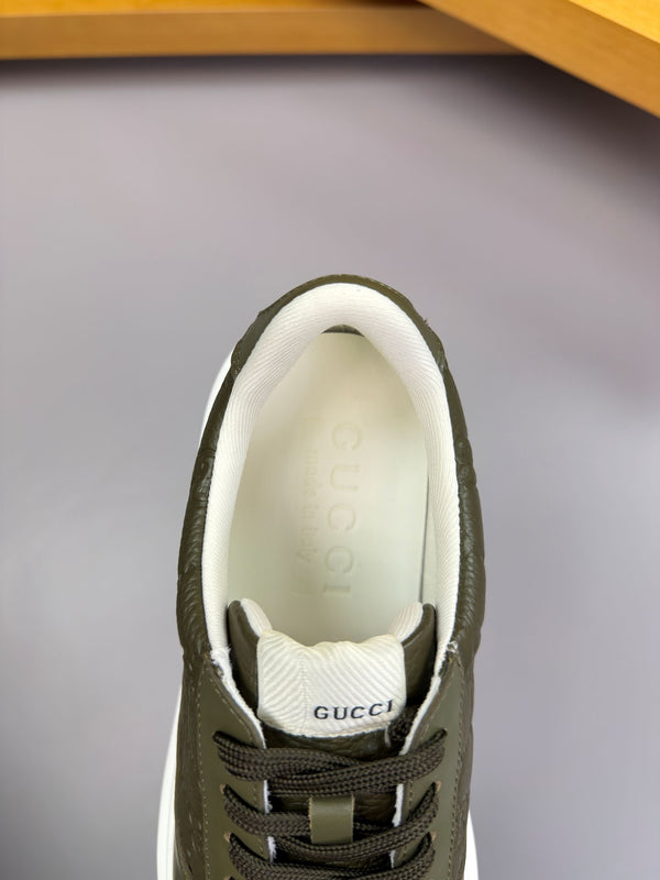 GG SNEAKER GREEN NAPPA LEATHER 194569