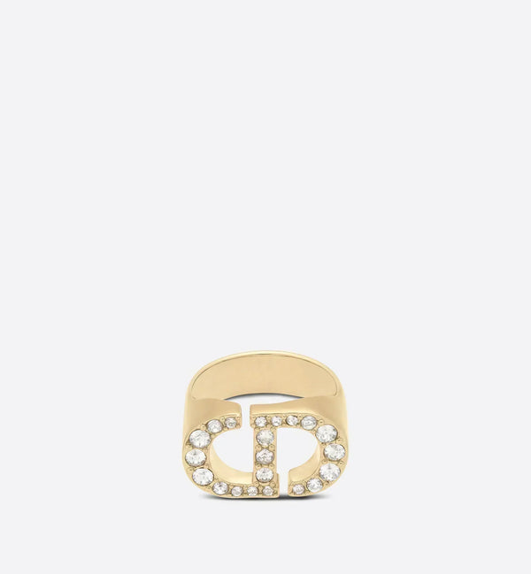 30 MONTAIGNE RING GOLD-FINISH METAL AND SILVER