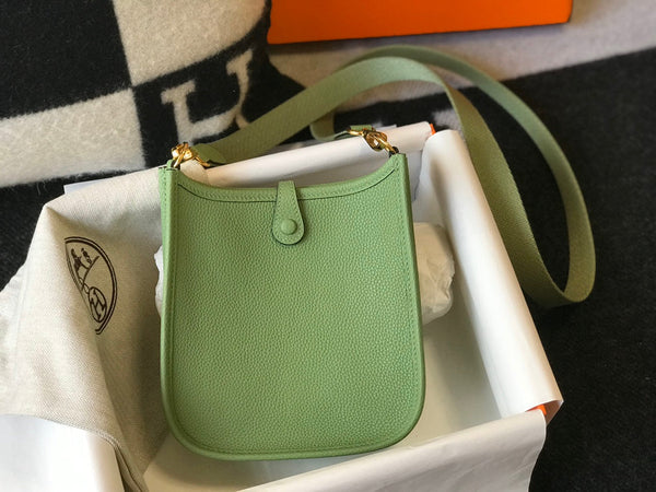 Mini Evelyne 18 cm Verde Togo Ghw