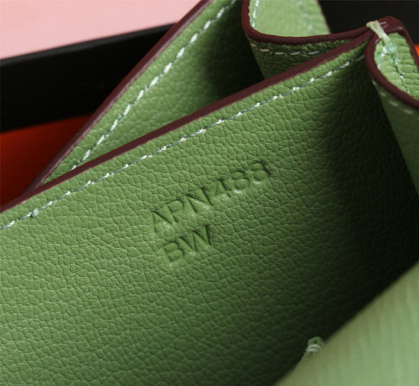 HM CONSTANCE BAG 22 PICKLE EPSOM GOLD HARDWARE