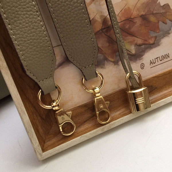 HM SHOULDER BAG 35 SAND TOGO GOLD HARDWARE