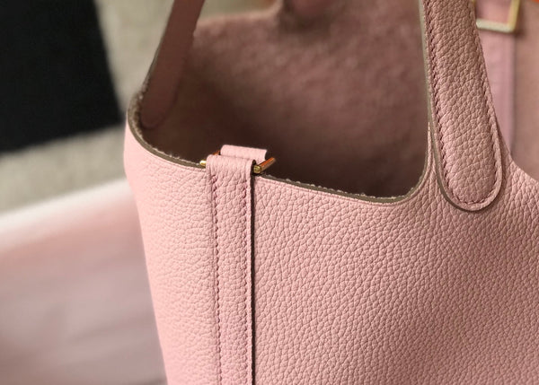 picotin lock 18 pink togo ghw