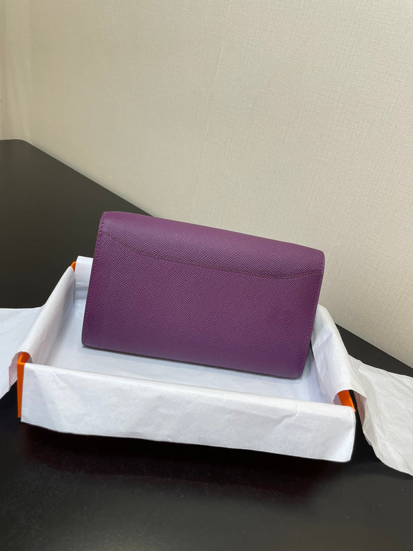 CONSTANCE TO GO 20.5 VIOLA EPSOM ARGENTO HARDWARE