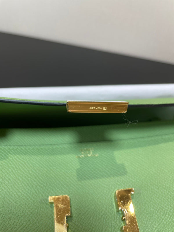 CONSTANCE TO GO 20.5 GREEN EPSOM GOLD HARDWARE