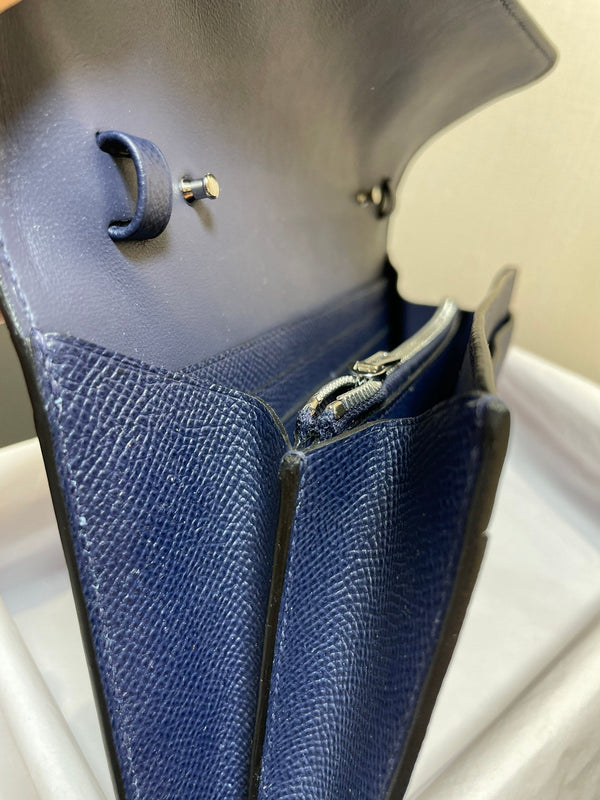 CONSTANCE TO GO 20.5 BLU SCURO EPSOM ARGENTO HARDWARE