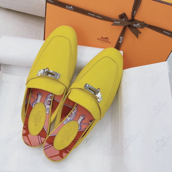 HM Oz Mule Yellow Cowhide 348086