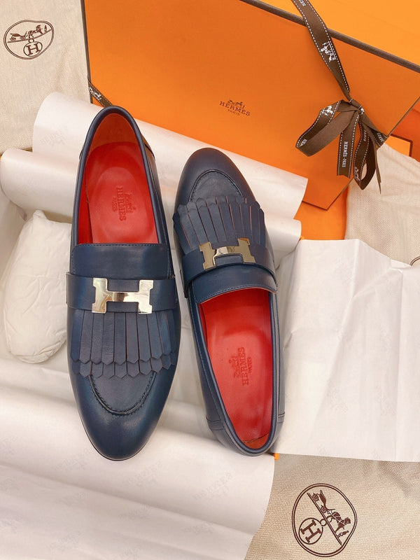 Mocassini HM Royal Mocassini Blu Navy Pelle di Capra 348020