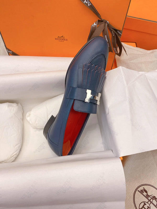 Mocassini HM Royal Mocassini Blu Navy Pelle di Capra 348020