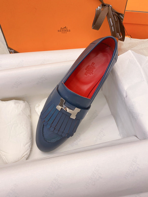 Mocassini HM Royal Mocassini Blu Navy Pelle di Capra 348020