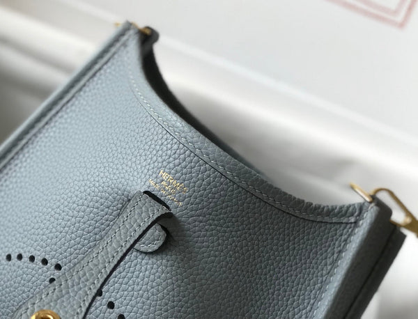 Mini Evelyne 18cm Grey Togo Ghw