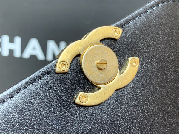 CC 21s Phone Bag Black Lambskin GHW