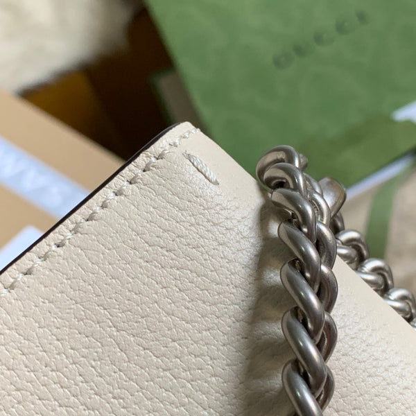 DIONYSUS SMALL BAG IN WHITE CALFSKIN