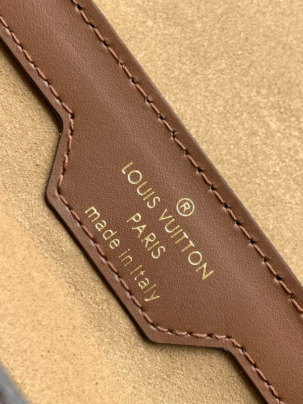 LV Papillon Trunk 19cm Brown Monogram Canvas & Cowhide GHW