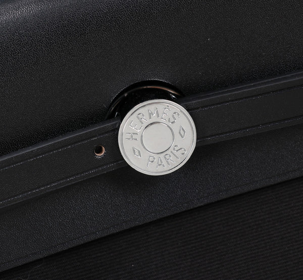 HM HERBAG ZIP 31 BLACK CANVAS