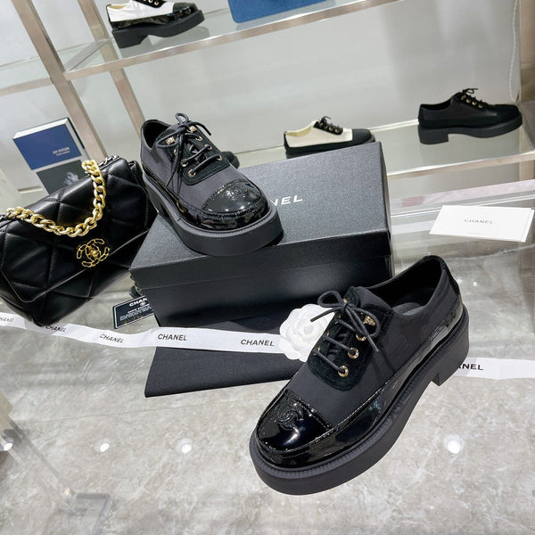 CC Sneaker 45mm Black Wrinkled Lambskin And Cowhide