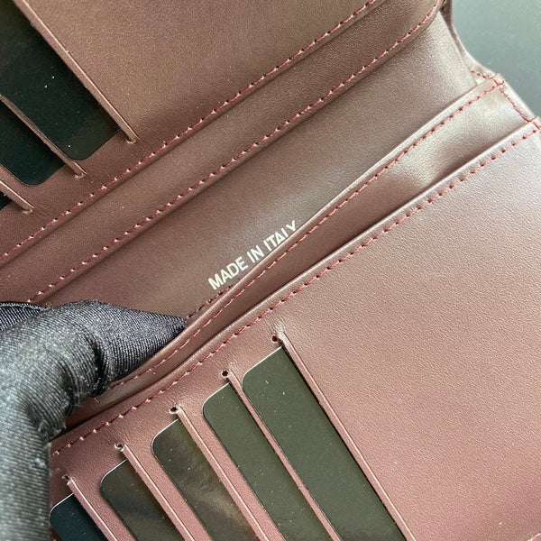 CC A48667 Zip Pocket Wallet Black Caviar Sliver Steel 229760