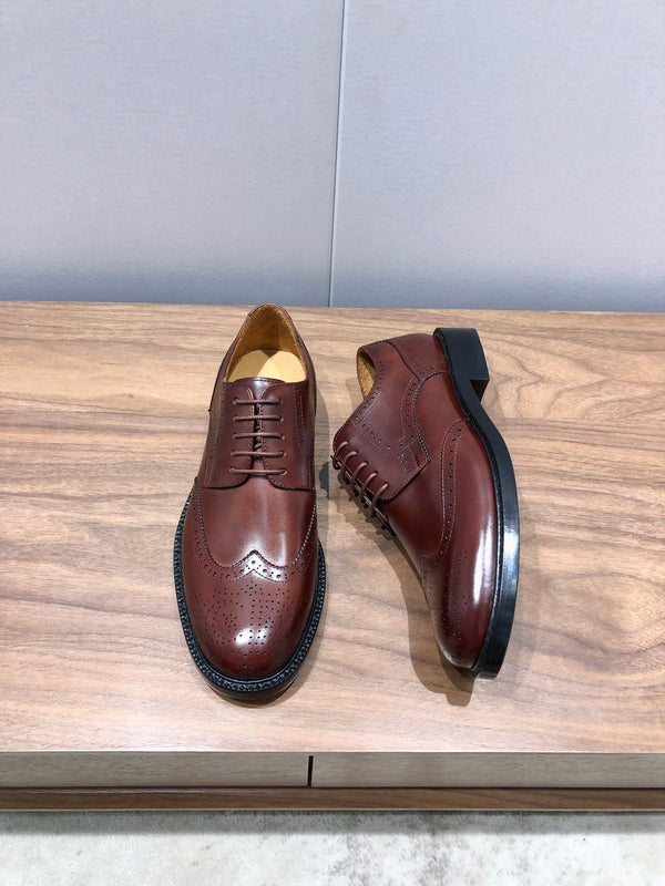 CD LONDON WINGTIP OXFORD BROWN CALFSKIN