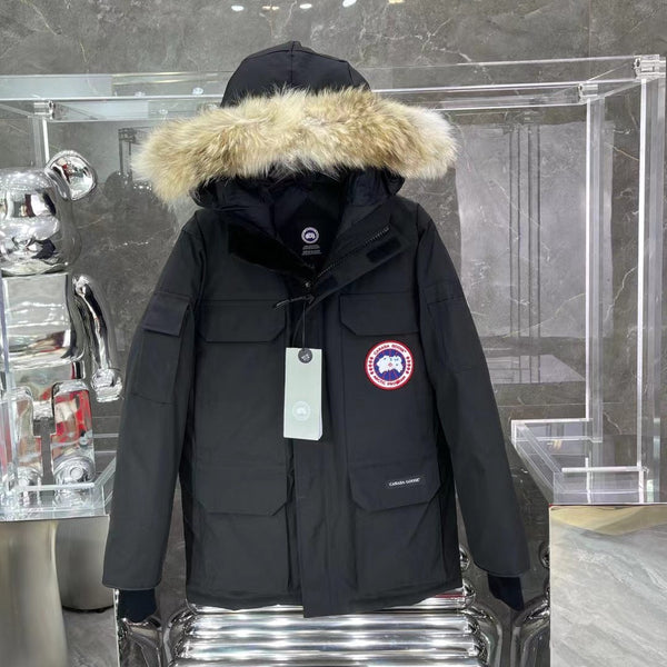 C. Goose Bomber Jacket Black Polyester 0031