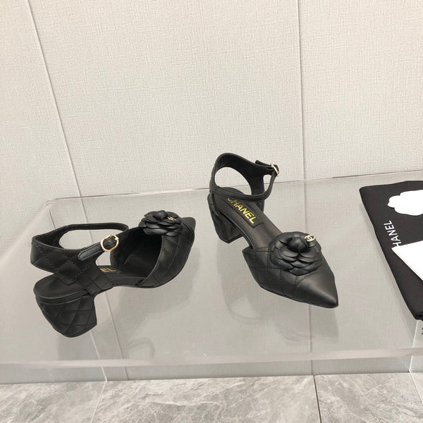 CC 25C 5CM Slingback Ballerine in Pelle Nera 213242