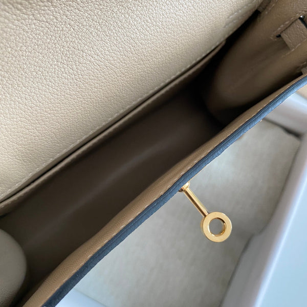 Kelly Danse II 22cm Beige Evercolor Leather Ghw