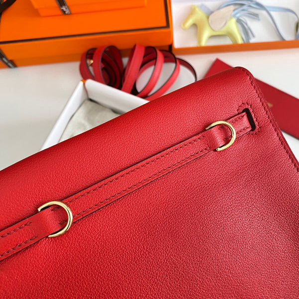 Kelly Danse II 22cm Red Evercolor Leather Ghw