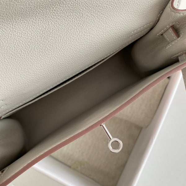 Kelly Danse II 22cm Light Grey Evercolor Leather Shw