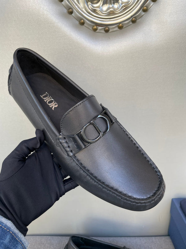 CD ODÉON LOAFER BLACK CALFSKIN