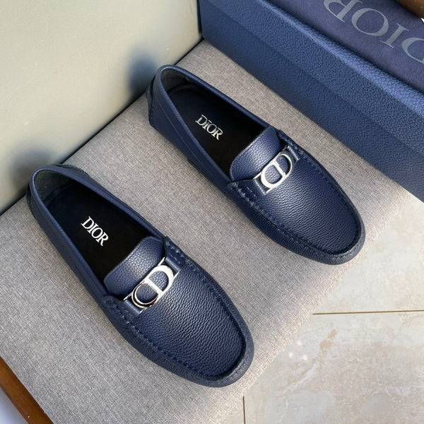 CD ODÉON LOAFER NAVY GRAINED CALFSKIN