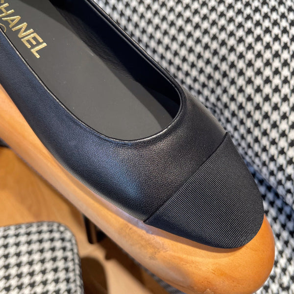 CC Ballet 20MM in pelle di agnello nera 144350