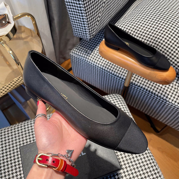 CC Ballet 20MM in pelle di agnello nera 144350