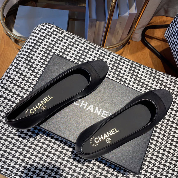 CC Ballet 20MM in pelle di agnello nera 144350