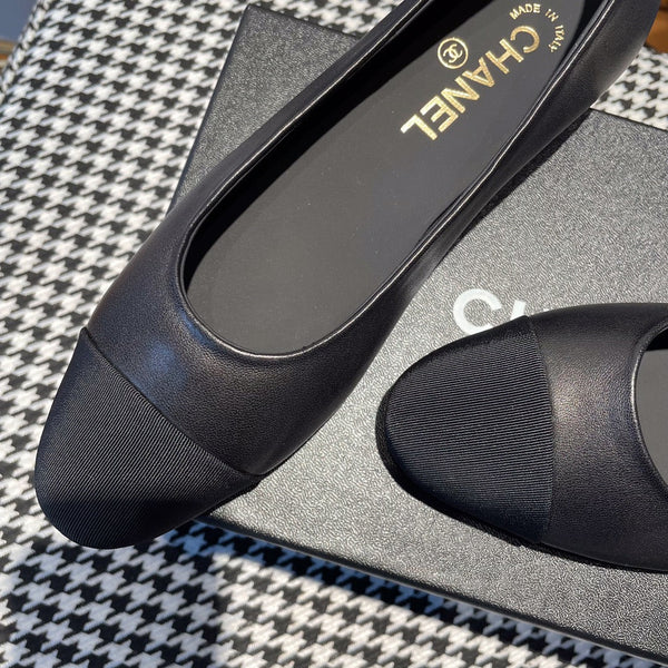 CC Ballet 20MM in pelle di agnello nera 144350