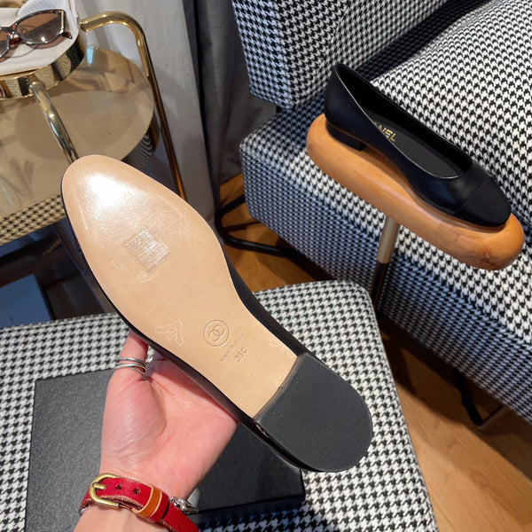 CC Ballet 20MM in pelle di agnello nera 144350