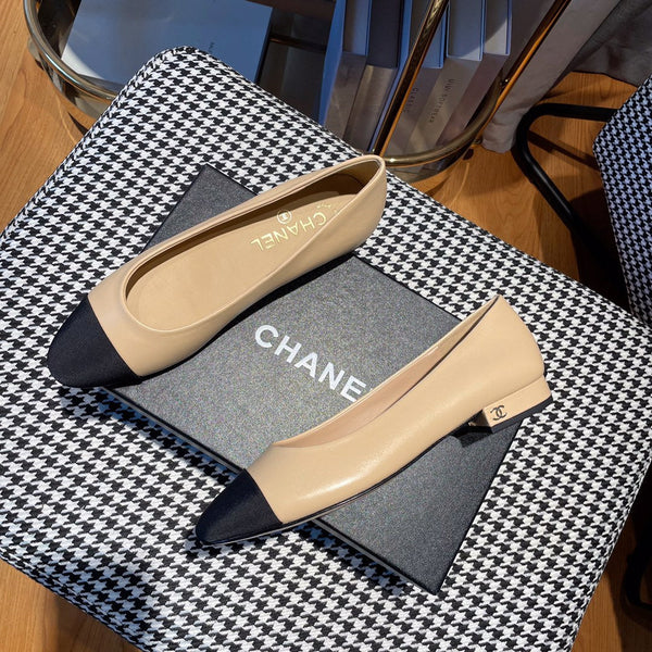 CC Ballet 20MM In Beige Lambskin 144353