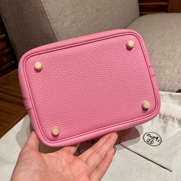 picotin lock 18 pink togo ghw