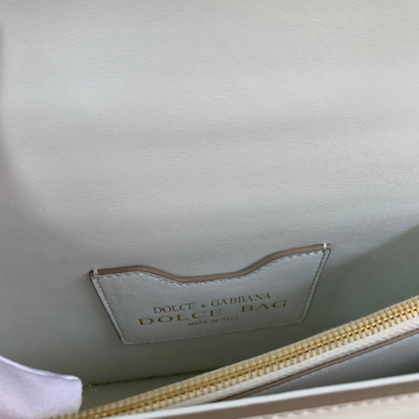 devotion 24 top-handle white calfskin