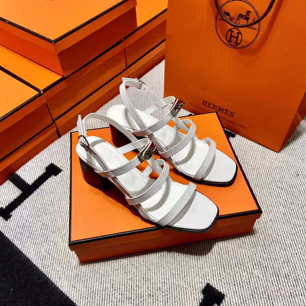 SANDALO MEDIO IN VITELLO BIANCO