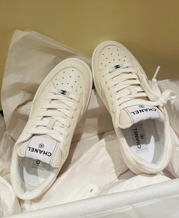 CC 22A Sneaker White Calfskin & Rubber 413920