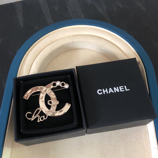 CC Brooch Pink Gold 159602