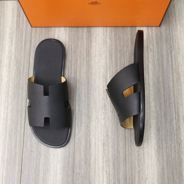 HM IZMIR SANDAL BLACK CALFSKIN