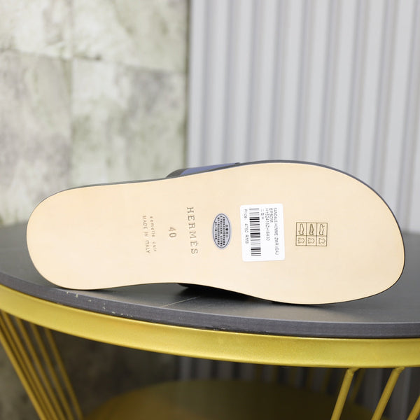 HM IZMIR SANDAL PATRICIK 'S BLUE CALFSKIN